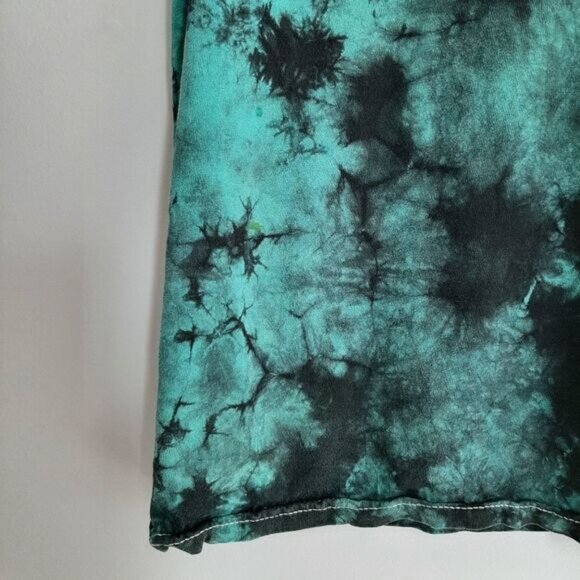 MY HERO ACADEMIA \ Midoriya Tie Dye T-Shirt Funimation Crewneck Sz XL Flaw - Picture 9 of 10